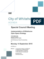 Special Council Meeting Agenda - Implementation of Whitehorse Open Space Strategy 14 Sept 2015
