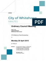 Council Meeting Minutes 20 April 2015