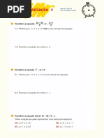 Mat 8 PT TA 6 Equações literais e Sistemas de duas equações