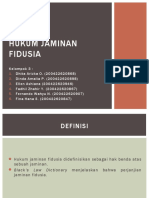 Hukum Jaminan Fidusia