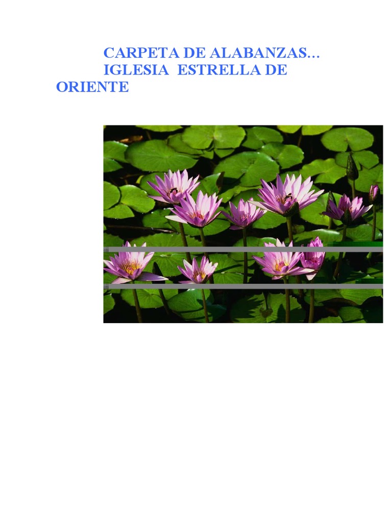 Carpeta de Alabanzas | PDF | Cristo (título) | Oración