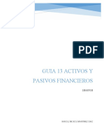 GUIA 13 ACTIVOS Y PASIVOS FINANCIEROS