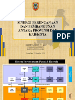 Paparan Sinergi Perencanaan Pembangunan Provinsi Dan Kab - Kota