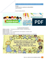 Educación inclusiva vulnerabilidad