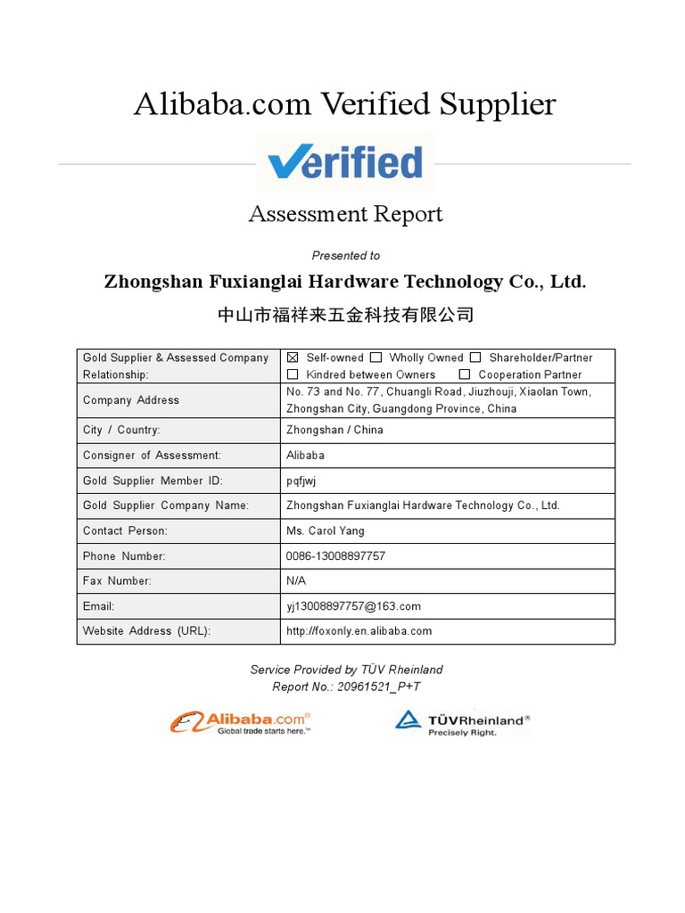 Supplier Assessment Overview | PDF | Alibaba Group | Iso 9000