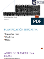 Proceso de Planificación Educativa
