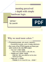 Augmenting perceived color depth