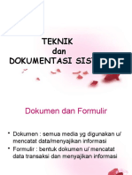 4) Teknik Dan Dokumentasi Sistem