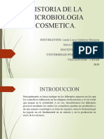 HISTORIA DE LA MICROBIOLOGIA COSMETICA Expo