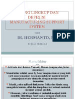 Pertemuan Pertama (Ruang Lingkup Manufaktur)