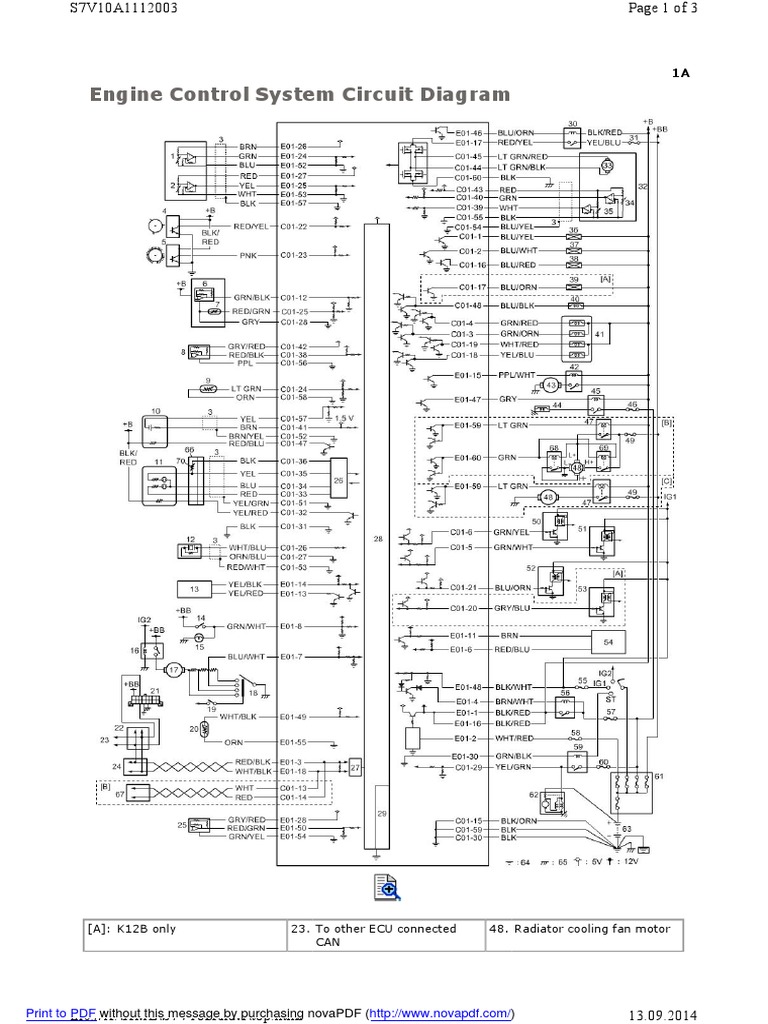 Engine Control System Circuit Diagram: Without This Message by ...