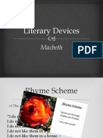 Literary Devices Macbeth