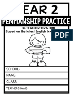 Penmanship Practice Year 2