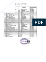 Data Riwayat Kontak 