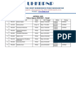 Jadwal UAS Semester 5