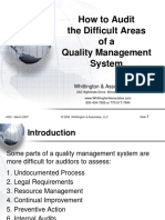 Auditing Difficult Areas March 2007