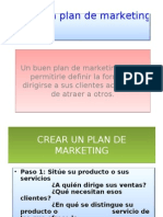 Crear un plan de marketing