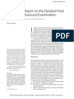 Consensus Report On The Detailed Fetal Anatomic Ultrasound Examination