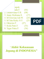 Sejarah (Akhir Masa Jepang Diindonesia)