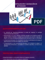 2.2 Departamentalizacion y Asignacion de Actividades