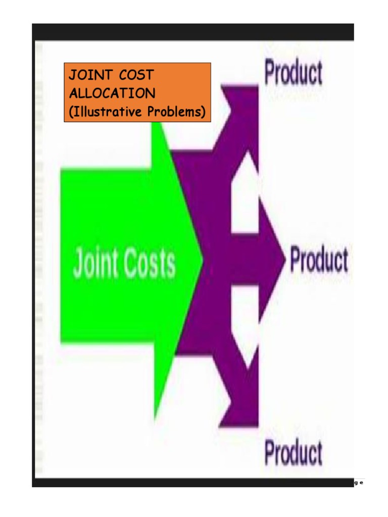 Joint Cost AllocationIllustrative Problems PDF Sales Prices