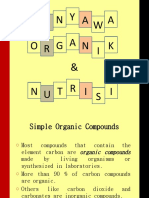 Kimia Senyawa Organik Dan Nutrisi