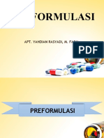 Preformulasi