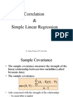 Correlation & Simple Linear Regression