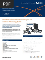 Nec SL 2100 Datasheet