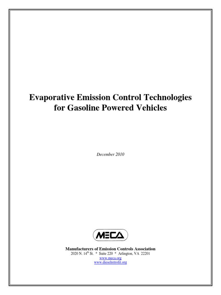 Default-File MECA Evap White Paper Final | PDF | Exhaust Gas | Adsorption