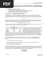 Chemistry Vant Hoff Factor, BP, FP Etc