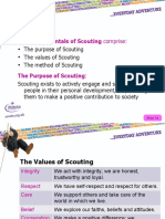 The Fundamentals of Scouting Comprise:: Slide 1a