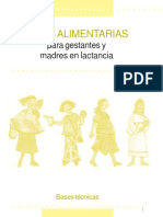 Guias Alimentarias Para Gestantes y Madres en Lactancia