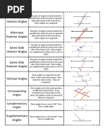 Angle Pairs Sorting Activity | PDF