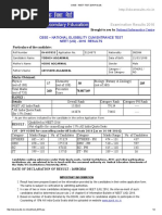 CBSE - NEET TEST 2016 Results