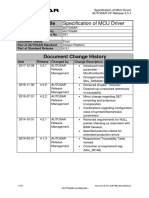 Document Title: Specification of MCU Driver