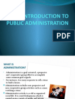 Public Adminstration