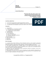 Substrates For Enteral and Parenteral Nutrition