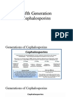 Fifth Generation Cephalosporins