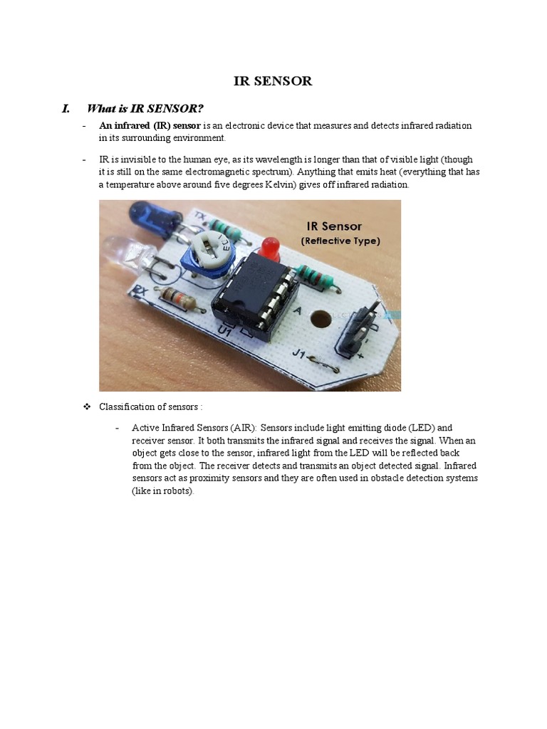 Understanding Infrared Sensors | PDF | Infrared | Operational Amplifier
