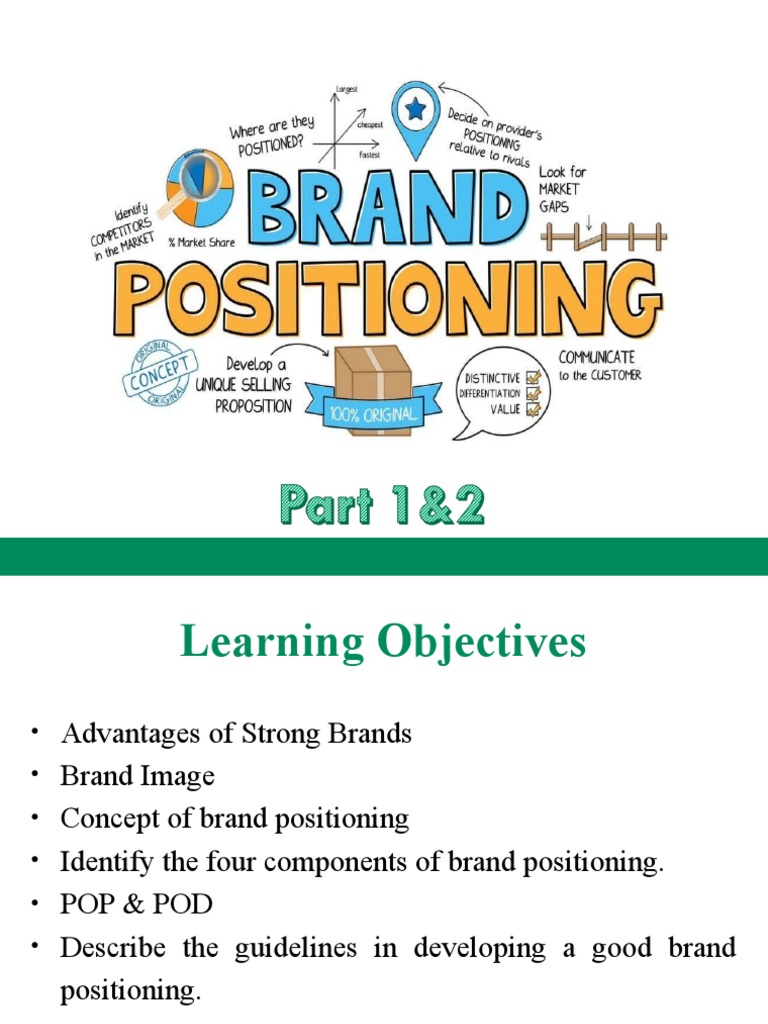 Brand Positioning POP POD Process PDF Market Segmentation Brand