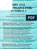 MPU 3122 Hubungan Etnik: Tutorial 3