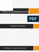 Types of Communication