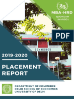 Mba-Hrd Placementreport 2018-19