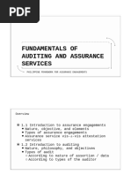 Fundamentals of Audit and Assurance Services