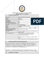 Dr. Noshaba DM & Negotiation Course Outline BBA6