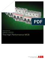 The High Performance MCB: Technical Catalogue 2016