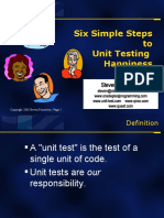 Six Simple Steps To Unit Testing Happiness