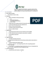 8. Checklist of Documents for Review During Evaluation Visit