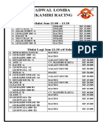 JADWAL LOMBA Baru